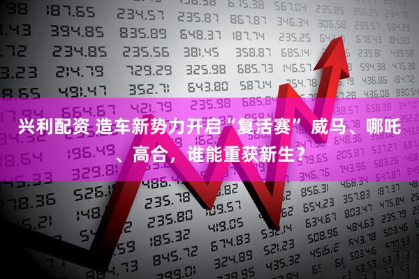 兴利配资 造车新势力开启“复活赛” 威马、哪吒、高合，谁能重获新生？